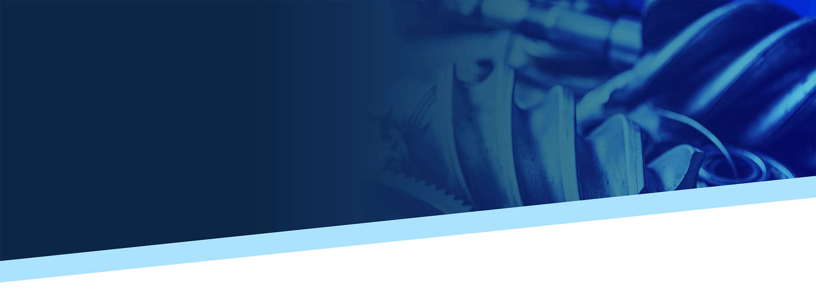 Blue gradient background with silver rotors showing